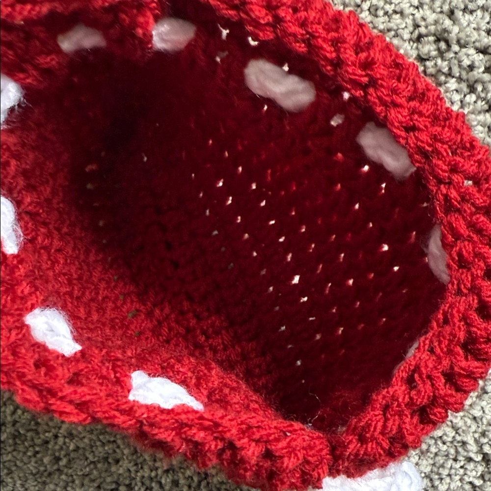 Crochet Drawstring Pouch - Picture 5 of 8